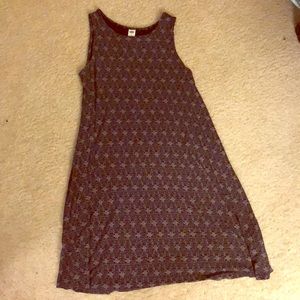 Black patterned dress